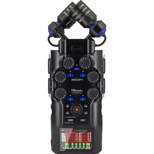 Zoom H6studio 6-Track Handy Recorder with 32-Bit Float Recording