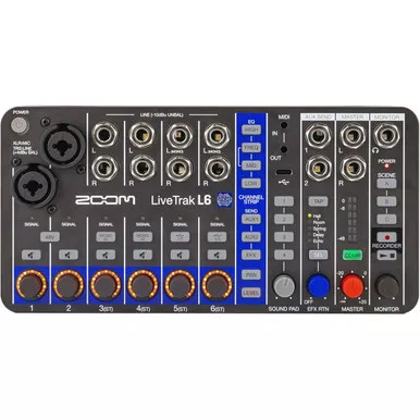 Zoom LiveTrak L6 Compact Digital Mixer and Recorder