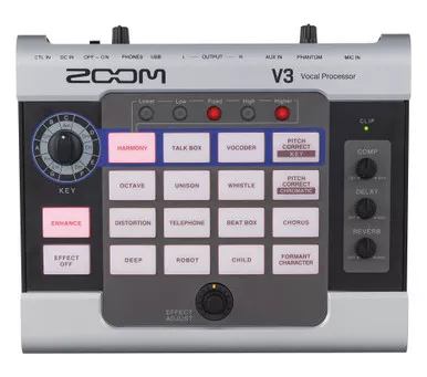 Zoom V3 Multi-effects Vocal Processor