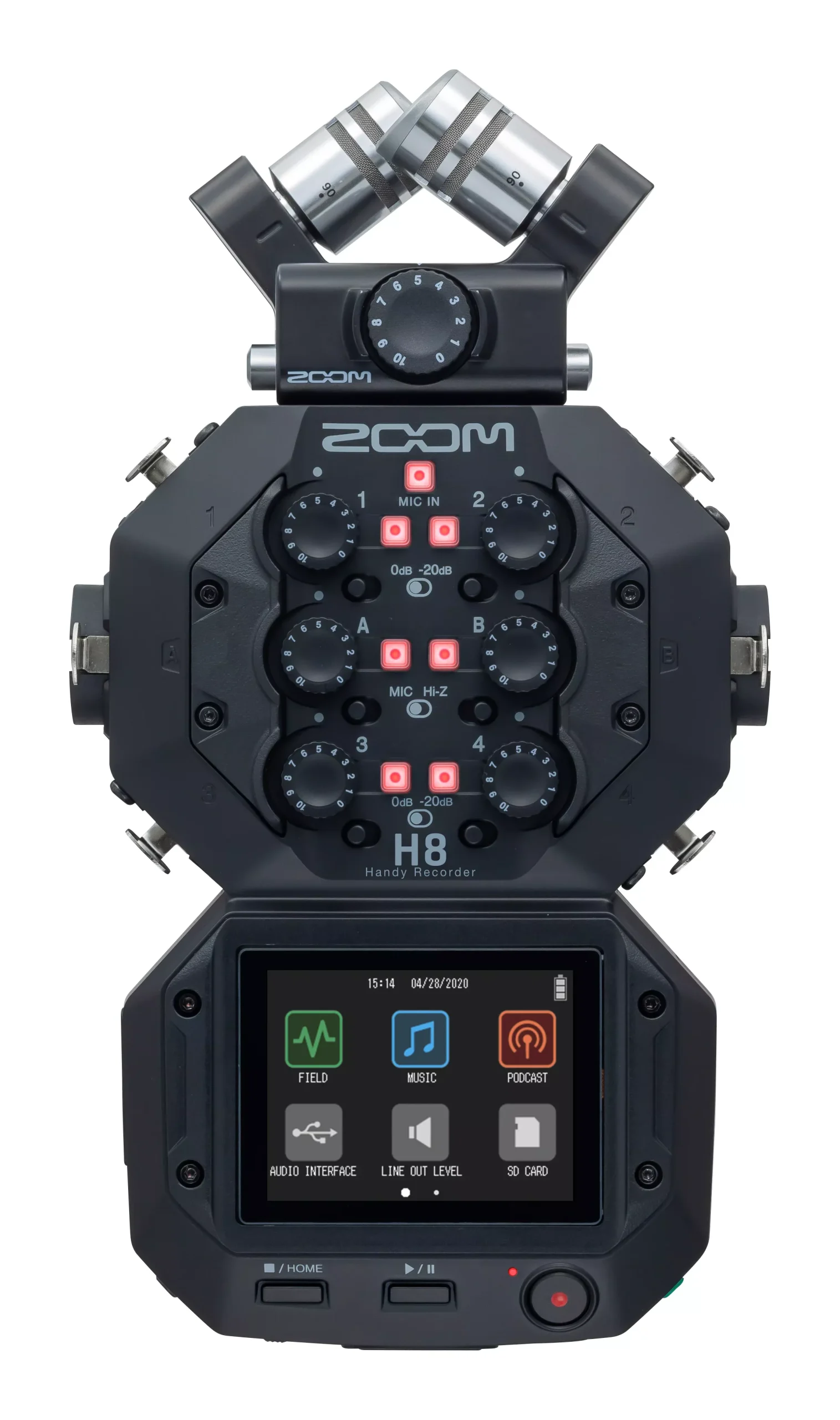 ZOOM ZH8 Handy recorder 10 inputs